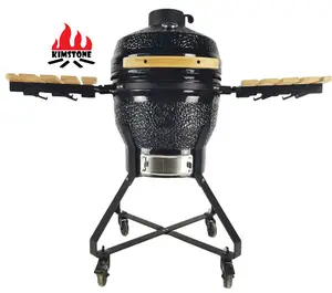 Kimstone 18 inch Trung Quốc Nendoroid người hút thuốc nướng Kamado NƯỚNG TRỨNG làm lệch hướng nhiệt Kamado panetone Ngoài Trời Bbq Túp lều nướng Kamado