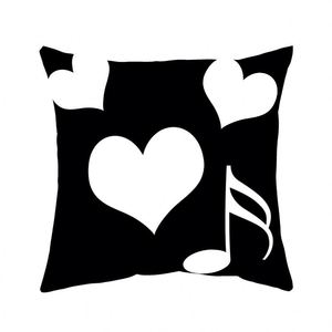 100% Polyester Case X 16 Inches Sublimation Throw Pillow Buffalo Check Plaid Square Heart 9 Photo Panel <b>Cushion</b> <b>Cover</b> - Product Image 2