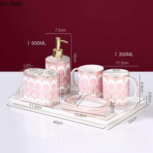 Nórdica mármol cuarto <span class=keywords><strong>de</strong></span> baño <span class=keywords><strong>de</strong></span> cerámica con la bandeja <span class=keywords><strong>de</strong></span> titular <span class=keywords><strong>de</strong></span> <span class=keywords><strong>cepillo</strong></span> <span class=keywords><strong>de</strong></span> dientes <span class=keywords><strong>de</strong></span> dispensador <span class=keywords><strong>de</strong></span> jabón <span class=keywords><strong>de</strong></span> plato <span class=keywords><strong>de</strong></span> jabón hisopo <span class=keywords><strong>de</strong></span> algodón, caja <span class=keywords><strong>de</strong></span> accesorios <span class=keywords><strong>de</strong></span> baño - Product Image 5