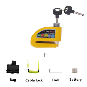 Candado <span class=keywords><strong>de</strong></span> Disco para Bicicleta y Motocicleta, Antirrobo, Duradero y Portátil, Accesorios para Ciclismo - Product Image 3