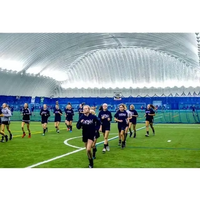 Grande salle de sport gonflable de structure de dôme d'air de terrain de football pour le terrain de football
