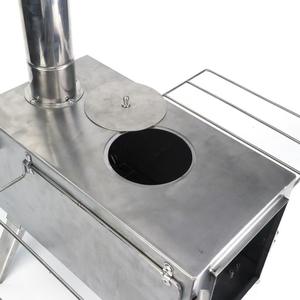 <span class=keywords><strong>Estufa</strong></span> de calefacción de <span class=keywords><strong>cassette</strong></span> para tienda de campaña, <span class=keywords><strong>estufa</strong></span> de <span class=keywords><strong>leña</strong></span> gruesa portátil plegable para acampar al aire libre - Product Image 3