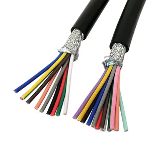 Cable de Control de sistema RVVP DE LA INDUSTRIA 0,75mm 1,5mm 2C 3C 5C Cable de señal de escudo multinúcleo Cable Servo de PVC