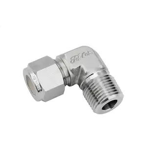 stainless steel tube male elbow swagelok compression fittings