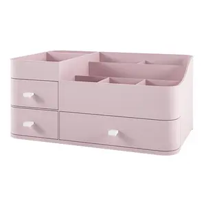 A5128 Plastic Make Storage Drawers Cosmetische Borstel Houder Stand Desktop Organizer