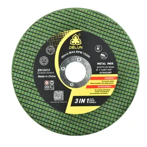 Venta al por mayor de óxido verde de rueda-Rueda de corte de disco de corte de metal con muestras gratis