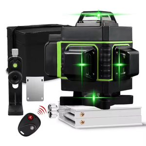 <span class=keywords><strong>Niveau</strong></span> <span class=keywords><strong>laser</strong></span> 4D 16 lignes <span class=keywords><strong>360</strong></span>° pour intérieur, faisceau <span class=keywords><strong>vert</strong></span> rotatif, auto-nivelant horizontal et vertical - Product Image 4