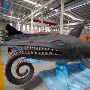 Ccaa72 Real Size Mechanische Simulatie Zee Dier Animatronic Helikopter Haai Model Voor Park - Product Image 5