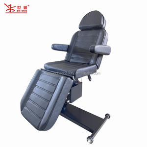 Prezzo di fabbrica di personalizzazione in pelle di colore massaggio letto del motore di controllo su e giù per il letto di bellezza con mobile bracciolo del <span class=keywords><strong>tatuaggio</strong></span> sedia - Product Image 3