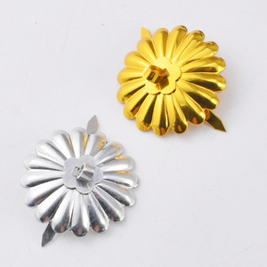 Sunflower Shape Aluminum <b>Cabinet</b> Handle For Furniture Drawer <b>Knob</b> Contemporary Design Durable Hardware Accessory - Product Image 3