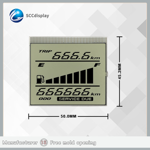 Cao cấp tùy chỉnh <span class=keywords><strong>7</strong></span> đoạn hiển thị cho xe máy chống chói HTN phân đoạn số màn hình LCD Product-SJXDGW001 mới - Product Image 4