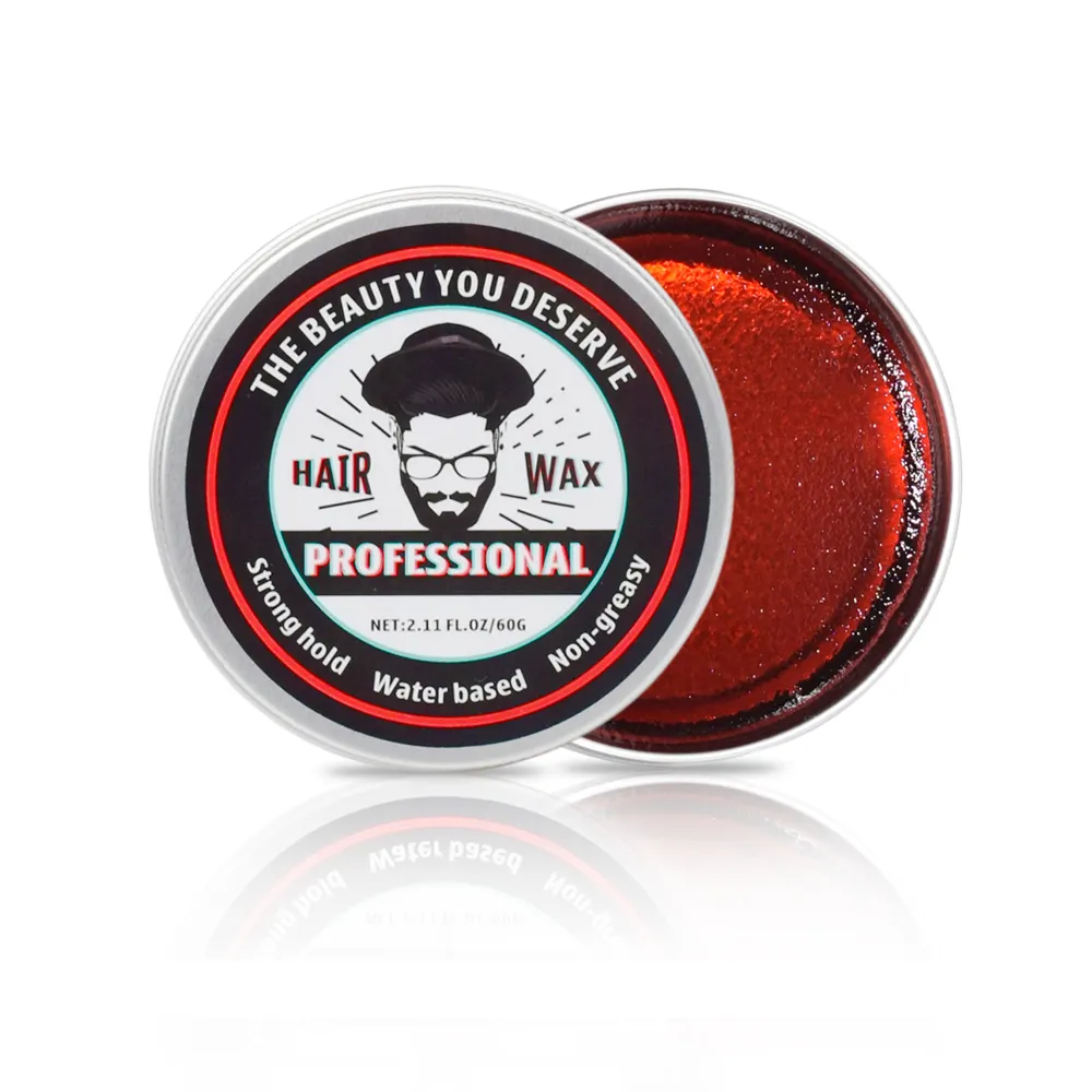 Hot Sale hair wax red one Strong Hold Non Greasy Hair Wax