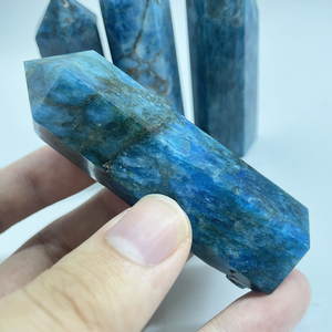 Punta di Cristallo Naturale di Alta Qualità per la Guarigione, <span class=keywords><strong>Obelisco</strong></span> in Apatite Blu a Prezzo Conveniente - Product Image 2