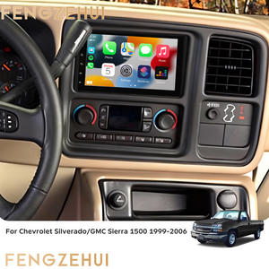 Autoradio Android Auto Carplay 7 pouces pour Chevrolet Silverado 1500 et compatible avec GMC <span class=keywords><strong>Sierra</strong></span> 1500 WIFI 4G Système multimédia de voiture Radio stéréo - Product Image 1
