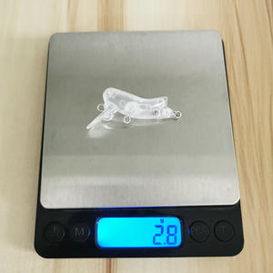 Señuelos de pececillo de arriba a la derecha, 45mm, 2,8G, señuelos de piscardo ABS sin pintar, señuelos de insectos, cuerpos, saltamontes, biónica, cebo de plástico duro para bajo - Product Image 3