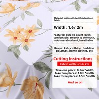 Tissu brocart imprimé 1,6/2 m de large, résistant à l'abrasion, lourd, pour literie, pyjamas et vêtements d'intérieur pour garçons