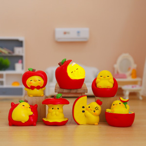 Caja Sorpresa con Figuras de Dibujos Animados Dobra Apple, Set de 6 Piezas, para Niñas, Decoración de Escritorio, Regalo - Product Image 2