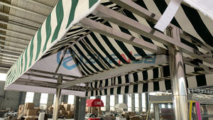 Chariot de pousse-pousse personnalisé pour la crème glacée, la restauration rapide, le snack, la remorque à main mobile avec congélateur et auvent, le transport spécial - Product Image 6