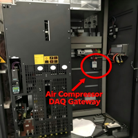 Passerelle de conversion de protocole d'acquisition et de surveillance des données pour compresseur d'air