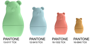 Superposables pour enfants, poupée russe en Silicone, de qualité alimentaire, jouets à empiler, Koala Matryoshka, 100% - Product Image 3