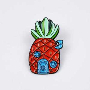 Broche con Diseño <span class=keywords><strong>de</strong></span> <span class=keywords><strong>Bob</strong></span> <span class=keywords><strong>Esponja</strong></span>, Accesorio Creativo con Forma <span class=keywords><strong>de</strong></span> Casa, Ideal para Venta al Por Mayor - Product Image 6