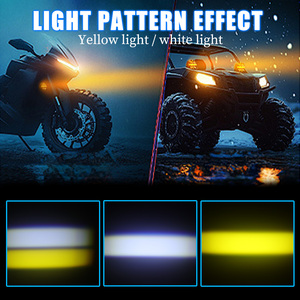 Focos LED para Automóvil de 110 W, 12 V, 24 V, 6000 K, 3000 K, Luces de Conducción Universales para Automóvil, Cuatro Lentes de Proyector, Luces LED para Parrilla - Product Image 6