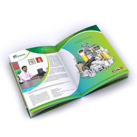 Échantillon gratuit de haute qualité livre à couverture souple personnalisé papier offset et impression de brochures conception CMJN brochure à trois volets