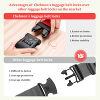 Sangle élastique en nylon personnalisable, robuste et sûre, pour valises et sacs à dos, avec verrouillage TAS - Prix entrepôt, tendance et conviviale