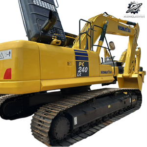 Excavatrice sur chenilles Komatsu 240 d'occasion, marque japonaise d'origine, 24 tonnes, excavatrice sur chenilles de taille moyenne, excavatrice d'occasion - Product Image 1