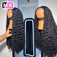 Peluca de Cabello Humano Vietnamita Virgen Liso Natural al por Mayor, Densidad 200%, Pelucas Frontales de Encaje HD 13x4 para Mujeres Afroamericanas