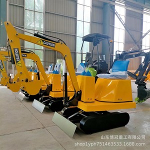 Mini-excavatrice électrique pour enfants, équipement de terrain de jeu intérieur en plastique, machine à creuser miniature pour centre commercial - Product Image 3