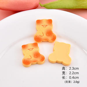 ของตกแต่งเรซิ่นรูปกระต่ายหมีน่ารัก สำหรับทำเคสมือถือ แม่เหล็กติดตู้เย็น วัสดุทำกิ๊บติดผม ยางมัดผม - Product Image 4