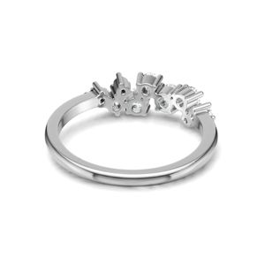 Anelli in <span class=keywords><strong>Argento</strong></span> Sterling S925 con Moissanite, Design di Lusso Originale per Uso Quotidiano, Gioielli Raffinati con Pietre Preziose - Product Image 3
