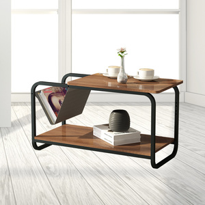 طاولات قهوة حديثة بتصميم رف للمنزل - Product Image 6