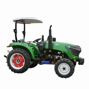 Mini Tractor agrícola con CE, fabricante de maquinaria agrícola de China, 4WD, 40HP, pequeño y compacto para jardín, rueda barata