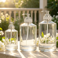 Flacon pulvérisateur de parfum en verre transparent, stock usine, 30ml 50ml 100ml, portable et rechargeable