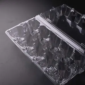 Top Quality Clear Plastic 10 Large Egg Tray And Blister Process Type Hen Egg Cartons For Sale