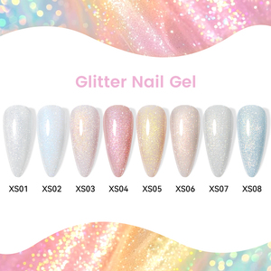 LILYCUTE 7ml Gel Pailleté Réfléchissant Couleurs Printanières Logo Personnalisé Super Brillant Scintillant Vernis Gel UV pour <span class=keywords><strong>Manucure</strong></span> - Product Image 2