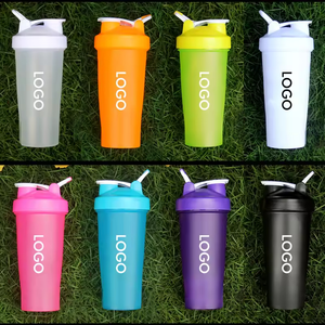 Logo personnalisé Tasse <span class=keywords><strong>shaker</strong></span> sport en plastique écologique avec couvercle à boire direct pour salle de sport, voyage, fitness en plein air, <span class=keywords><strong>Blender</strong></span> <span class=keywords><strong>Shaker</strong></span> Bottle - Product Image 4