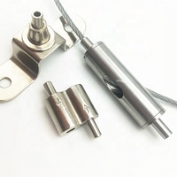 Kit de suspension de câbles pour luminaires de sécurité, système de fixation réglable pour plafond