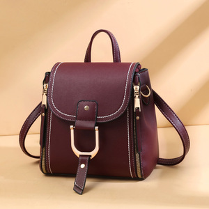 Hot Selling Ladies <b>Mini</b> <b>Backpack</b> Bag Fashion Designer PU <b>Leather</b> Women's <b>Backpacks</b> for Girls - Product Image 3
