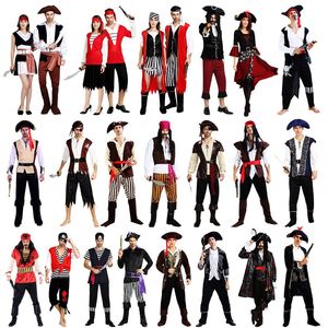 Costume de pirate pour homme adulte, ensemble veste, pantalon, chapeau, ceinture pour fête à thème Halloween - Médiéval Renaissance 4ourcostumes - Product Image 4