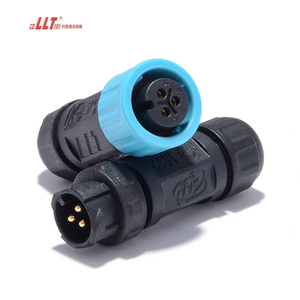 3pin M12 thẳng đẩy khóa nam nữ ngoài trời lắp ráp cáp kết nối với 2 lõi 4 lõi 5 lõi - Product Image 3