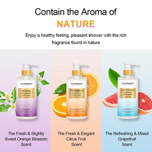<span class=keywords><strong>Gel</strong></span> Douche Parfumé Éclaircissant et Blanchissant à la Vitamine C Végétalienne Personnalisé en Gros pour Hommes et Femmes - Product Image 6