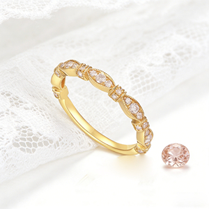 แหวนเงินแท้สั่งทำพิเศษ ทองคำแท้ 10K/14K/18K ประดับเพชร CVD คุณภาพ IGI VVS-VS ทรงบริลเลียนท์ สำหรับงานหมั้น งานเลี้ยง หรือแฟชั่นทั่วไป - Product Image 5