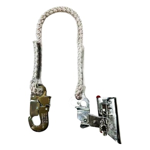 Corde de sécurité de lanière de harnais de cordes de toiture verticales de Protection contre les chutes résistantes avec mousquetons en acier allié - Product Image 6