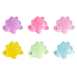 Mini ornement de tortue en résine Dp, qui brille dans le noir, pour décoration d'aquarium, style dessin animé - Product Image 5