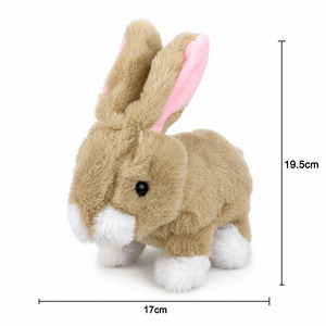 Giocattolo Musicale Interattivo in Peluche per Bambini e Adulti, <span class=keywords><strong>Garfield</strong></span> con Suoni, Gioco Multiplayer, Simpatico Coniglio Musicale, Pet Alliance Gold Rabbit - Product Image 6