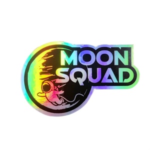 Cartoon Special-shaped Holographic Adhesive Stickers Customized Logo Card Head Individually Packaged Full Cut Photo <b>Frame</b> Use - Product Image 4