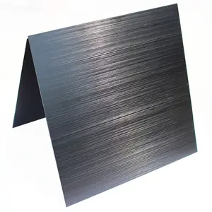 Матовая алюминиевая листовая катушка черная линия волос отделка анодированная 5754 5154 5083 6061 6063 7075 8011 пластина 5A02